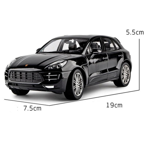 Image of 1:24 Porsche Macan White Car Alloy Car Model Simulation Car Decoration Collection Gift Toy Die Casting Model