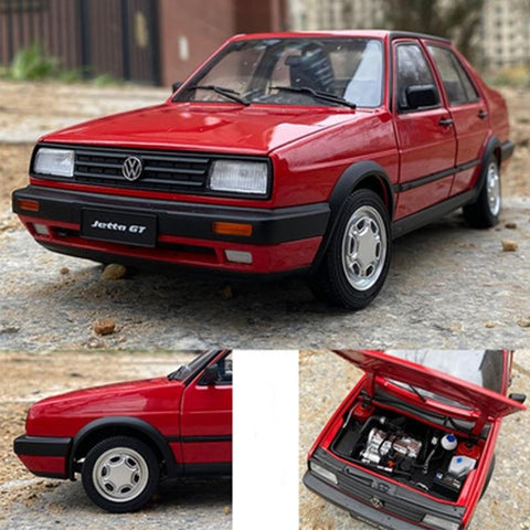 Image of Origin Car Model Diecast Car Model Volkswagen Old Jetta 1:18 Car Model Gift Decoration Collection