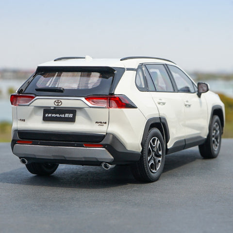 Image of 1:18 Diecast Model for Toyota RAV4 SUV Alloy Toy Car Miniature Collection Gifts