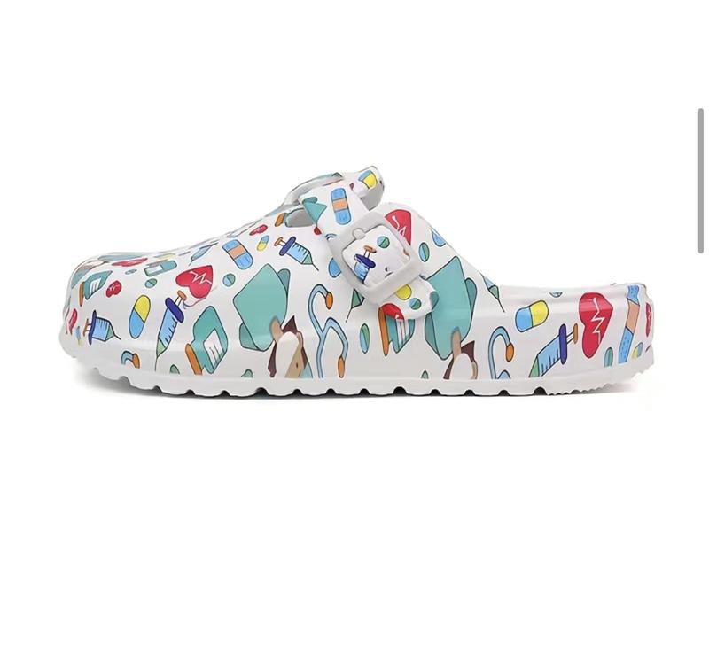 Nurses Shoes Platform EVA Clogs Mules - Comfort Lightweight Girls Slippers