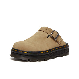 Fashion Thick-Sole Slide Sandals -Suede Slip-On Mules Women