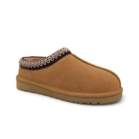 Image of Furry Woman Clogs for Indoor Outdoor Fuzzy Cozy Short Ankle Shoes