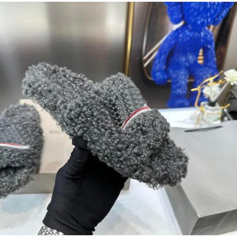Image of Soft Fuzzy Slippers for Indoor & Outdoor