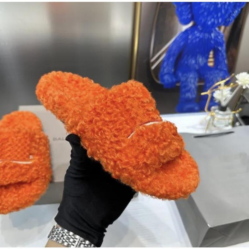 Designer Fuzzy Slides for Indoor & Outdoor  - Cute Soft Slippers