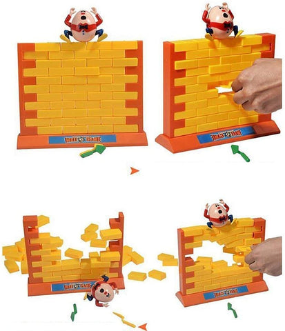 Image of Humpty Dumpty Wall Game Tearing Down Brick Demolition Ideal for Birthday Gifts Party Games