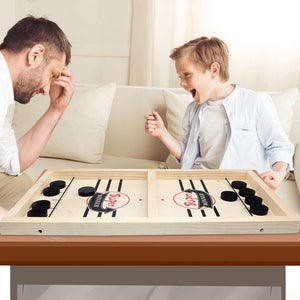 Fast Sling Puck Game Table Desktop Battle Ice Hockey Game Winner Board Games Desktop Sport Board Game for Family Game Night Fun