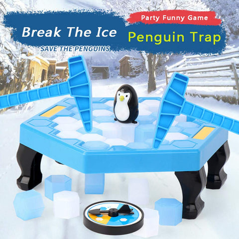 Image of Puzzle Table Games Break the Ice Penguin Trap Toys Desktop Paternity Interactive GamToddlers Balance Board Game