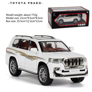 1:24 Toy Car TOYOTA LAND CRUISER Prado Alloy Car Diecasts Toy Vehicles