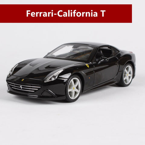 Image of 1:24 Ferrari California Car Model Die-casting Metal Model Gift Simulated Alloy Car Collection