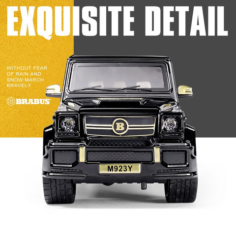 Image of 1:24 Mercedes-Benz Babs G65 Modified Off-road Vehicle SUV Simulation Sound And Light Car Model Collection Gift Pull-back Vehicle