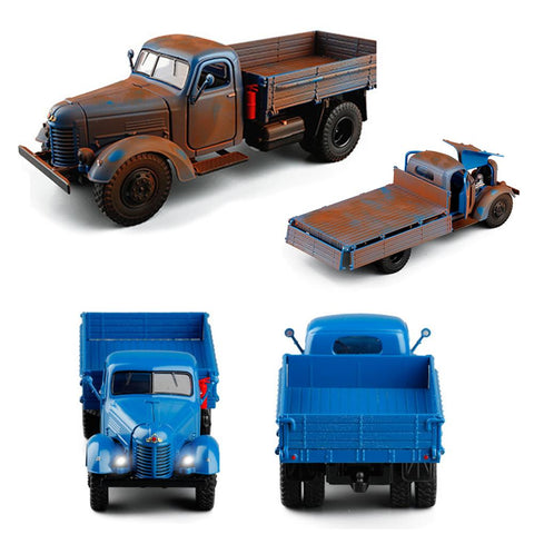 Image of 1/32 Retro Style Diecast Truck Transporter Vehicle