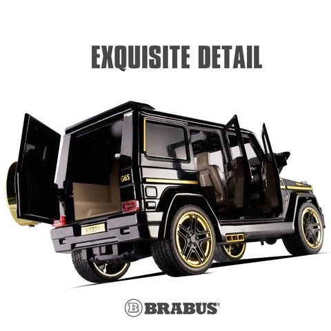 Image of 1:24 Mercedes-Benz Babs G65 Modified Off-road Vehicle SUV Simulation Sound And Light Car Model Collection Gift Pull-back Vehicle