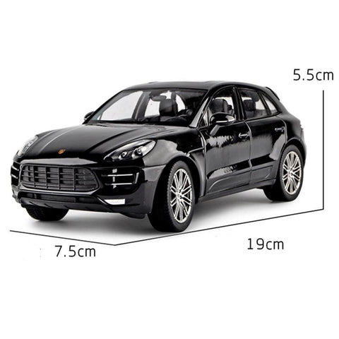 Image of 1:24 Porsche Macan White Car Alloy Car Model Simulation Car Decoration Collection Gift Toy Die Casting Model 