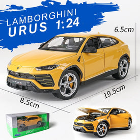 1:24 Lamborghini Urus Car Alloy Car Model Simulation Car Decoration Collection Die Casting Model