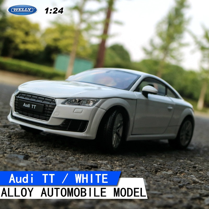 1:24 Audi TT Car Alloy Car Model Simulation Car Decoration Collection Die Casting Model