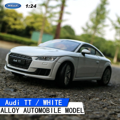 Image of 1:24 Audi TT Car Alloy Car Model Simulation Car Decoration Collection Die Casting Model