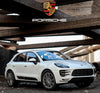 1:24 Porsche Macan White Car Alloy Car Model Simulation Car Decoration Collection Gift Toy Die Casting Model 