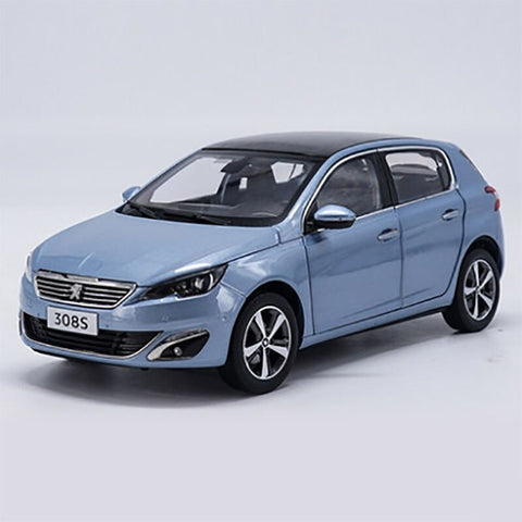 Image of 1:18 Dongfeng Logo Peugeot 308S Alloy Car Model 