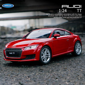 1:24 Audi TT Car Alloy Car Model Simulation Car Decoration Collection Die Casting Model