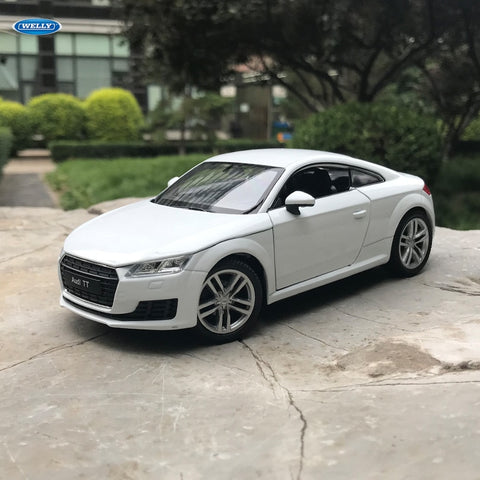 Image of 1:24 Audi TT Car Alloy Car Model Simulation Car Decoration Collection Die Casting Model