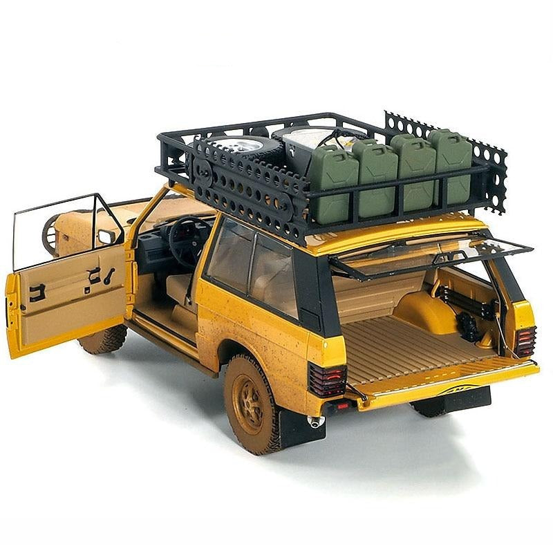 AR Range Rover Camel Cup 1982 Papua New Guinea Dirty Edition 1:18 Alloy Simulation Car Model