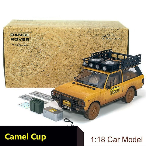 Image of AR Range Rover Camel Cup 1982 Papua New Guinea Dirty Edition 1:18 Alloy Simulation Car Model