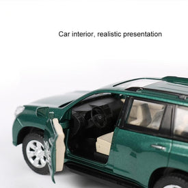 1:32 TOYOTA LAND CRUISER PRADO Alloy Metal Car Model Toys (Green)