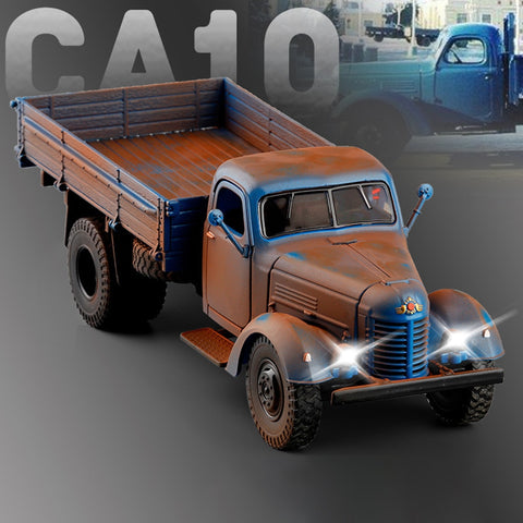 Image of 1/32 Retro Style Diecast Truck Transporter Vehicle