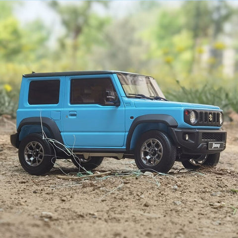 Image of Diecast CAR MODEL 1:18 Suzuki Jimny car model LCD original 1:18 Suzuki Jimny off-road vehicle alloy simulation car model