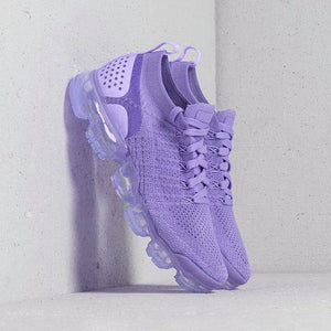 2021 Purple Sneakers Women Casual Shoes Mesh Air-Cushion Flat Anti-Slip Trainer Female Sport Running Shoes